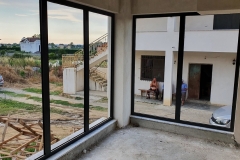 Soccer field office from the inside