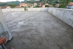 Rooftop terrace after tubes were sealed/covered